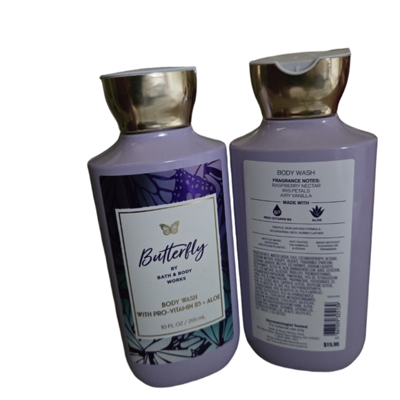 Bath & Body Works Butterfly Body Wash - Lavender and Gold - Picture 2 of 2